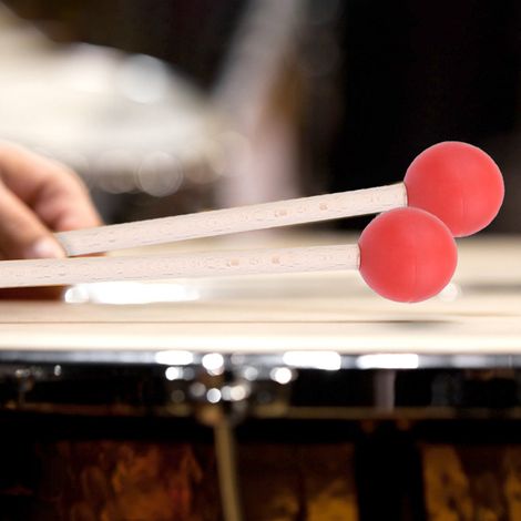 2 Mailloches pour Xylophone, Marimba et Vibraphone - Accessoires de Percussion (1/4)
