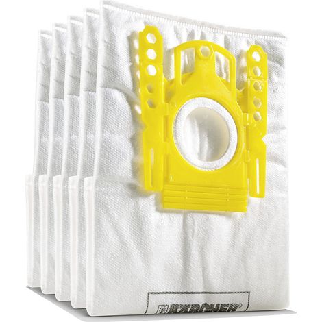 Kärcher Vacuum Cleaner Filter Set for VC 6100, VC 6200, and VC 6300 – Includes 5 Pieces (Part No. 6.904-329.0) with Dimensions 170mm x 245mm x 70mm (1/5)