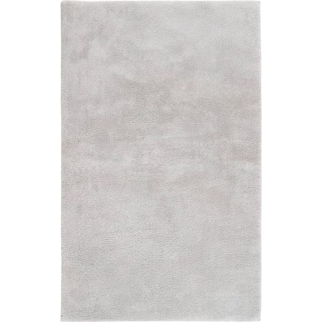 Tapis de bain argent doux antidérapant antibactérien - 60 x 40 cm (1/5)