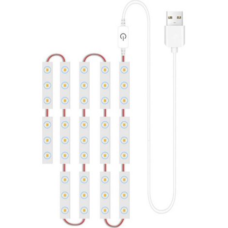 Phares LED pour miroir, éclairage miroir minimaliste moderne, lampe d'appoint à intensité variable pour coiffeuse de salle de bain