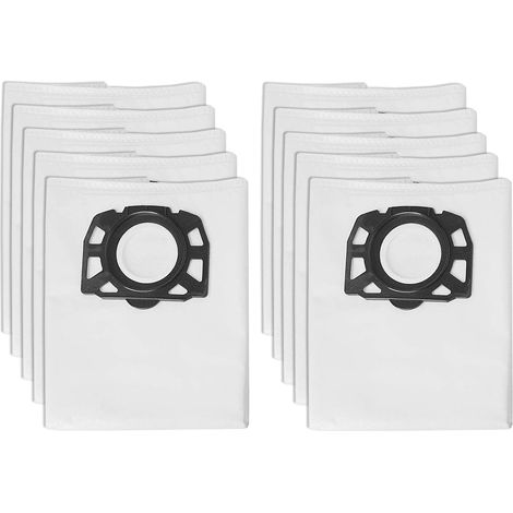 Paquete de 10 bolsas para aspiradoras Karcher WD4, WD5, WD6, MV4, MV5 y MV6. (1/4)