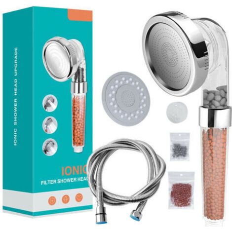 Magichome Anti-Kalk-Duschkopf mit Schlauch, Hochdruck-Wassersparfunktion, Ionenfiltersystem (1/4)