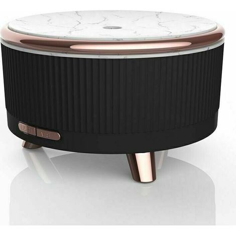 MINE Diffuseur d'huiles essentielles Ultrasonic Home Mini humidificateur d'une capacité de 500 ml (Noir Premium) (1/5)