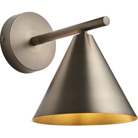 Applique industriale regolabile bronzo antico E14 Endon CAPE (1/5)