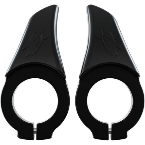 Terminali per manubrio di bicicletta, clacson ergonomico per bicicletta, terminali per manubrio di mountain bike, impugnatura per il pollice, manubrio per mountain bike, bici da turismo 22,2 mm (1/2)