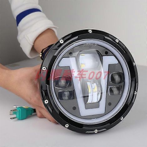 Livraison gratuite de pièces détachées pour motos Honda Street CB400 Huanglong 600 Cub 500 modifiées, phares ronds LED 7 pouces (Phares) (1/5)