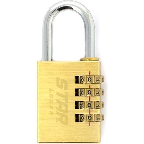 Cadenas à combinaison 4 chiffres - 49mm