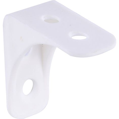 Escuadra de ensamblaje de plástico blanco H40 S/4