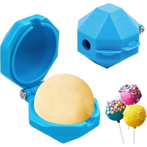 Ensemble de 2 moules à cake pops ronds, idéal pour la maison, les pâtissiers et les accessoires de bricolage. (1/5)