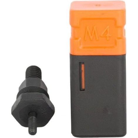 Mandrin M4 pour pince à inserts - 1 pièce - Acier traité - Pour écrous et rivets filetés - Usage professionnel atelier - Taille M4