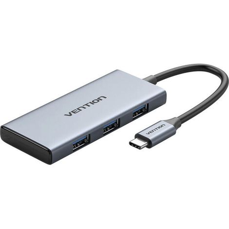Vention Concentrador TOOHB 1 HDMI 4K/ 3 USB 3.0 Lector de tarjetas SD y Micro SD (1/2)