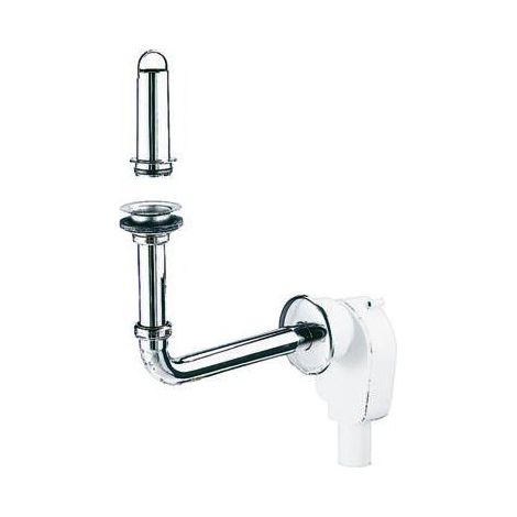 Dallmer 130303 Siphon d'encastrement mural 300 PC CR, DN (1/2)