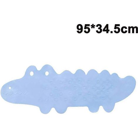 Kids Anti Slip Bathtub Mat Shower Machine Washable,crocodile Pattern (1/5)
