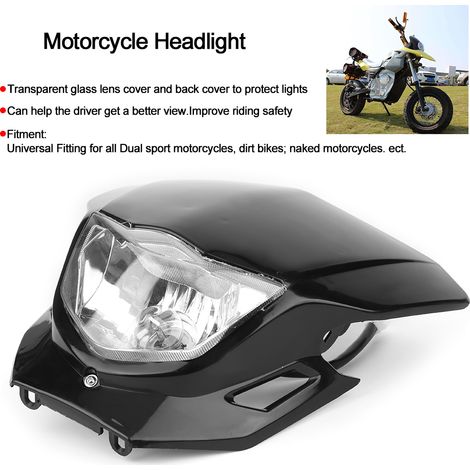 Motorradscheinwerfer: Papada Orange Mehrzweck-Offroad-Scheinwerfer, universelle Enduro-Scheinwerfer für KTM EXC, EXCF, XCF, XCW, SX, SXF, SMR (1/4)