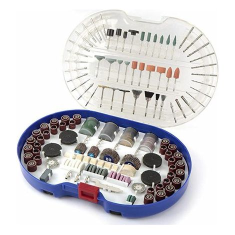 KIT 276 ACCESSORI MINI TRAPANO DREMEL PUNTE PER LUCIDARE LEVIGARE IN VALIGETTA
