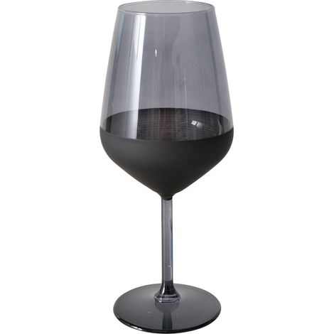 Verre à vin MOLUNA, verre noir