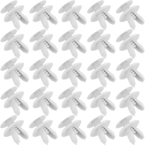25 Pcs clips voiture,clips plastique voiture,clips de fixation voiture,outillage carrosserie,Rivet Clips Plastique,Rivet Plastique Fixation de Protection,pour Auto Voitures Panneaux de Portes (1/5)