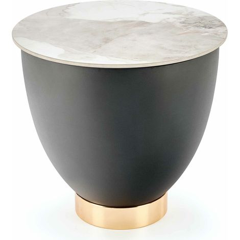 Mesa de centro Houston 1567 , 45x0x0cm, Diámetro: 48, Cerámica, Redonda