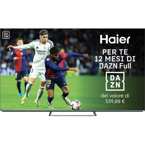 HAIER Tv 75" Mini Led 4K Ultra HD Smart TV Nero