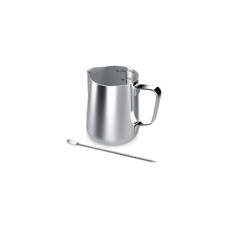 Pot à lait en acier inoxydable, 350ml à main levée Café Pot à lait, Lait Pichet