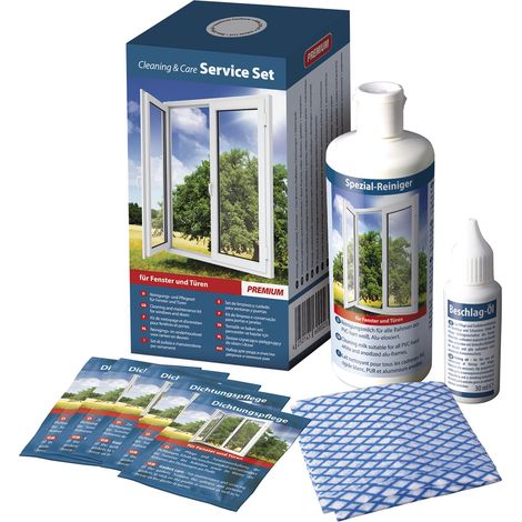 Cosmo Cleaning&Care Pflegeset für Fenster und Tür - Rahmen Reiniger und Pflege (1/2)