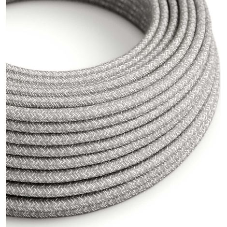 Creative-Cables The Original Ultrasoft Silicone Cable 2x0.75 mm² (50 m, Natural Grey RN02) (1/2)