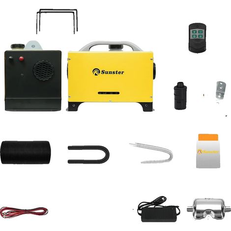 Chauffage Diesel, Télécommande, Portable, 8kw (1/2)