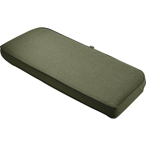Coussin de Dossier profilé résistant à l'eau pour Banc/canapé d'extérieur – 104 x 45,7 x 7,6 cm – pour balancelle de Patio – Vert fougère chiné (1/5)