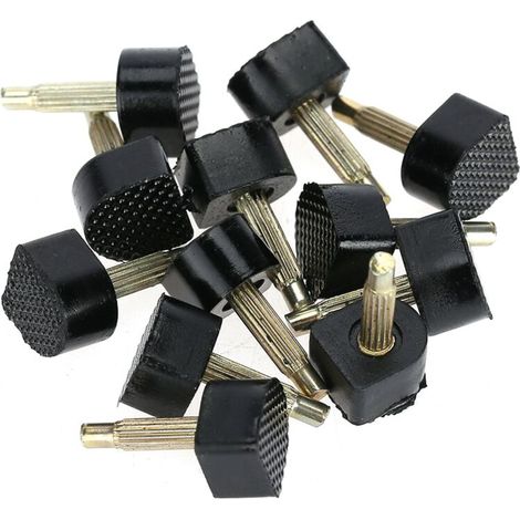 60Pcs Clou Talon Caoutchouc Anti-dérapant Talons Set 5 Différents Taille Conseils de réparation pour Femmes Chaussures Talons Hauts Talon Chaussures Accessoires