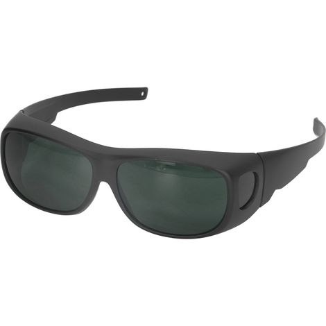 Schweißerbrille, leicht, kratzfest, aus PC-Nylon, UV-beständig, für Elektroschweißen, dunkelgrün, IR5.0 (1/5)