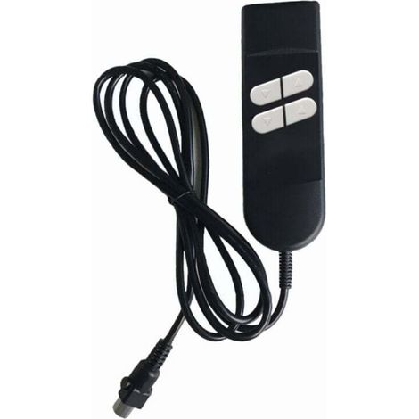 [NON UTILIZZATO] 1PC Poltrona elettrica con telecomando - Poltrona elevabile con telecomando con controllo manuale, 4 pulsanti, 5 pin
