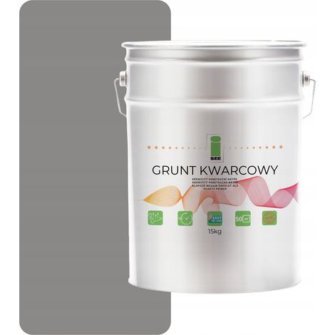 Primer al quarzo per intonaco siliconico 15 kg grigio F265 (1/5)