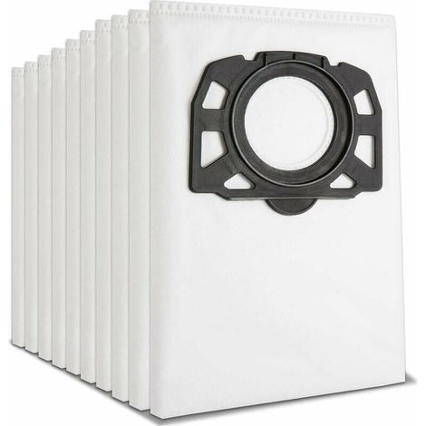 Lot de 10 Sacs de Filtre Sacs D'aspirateur pour Kärcher 2.863-006.0 KFI 487 Sacs Aspirateur pour Kärcher WD4 WD5 WD6 WD5P WD6P MV4 MV5 MV6 Aspirateurs Multifonctions (1/5)