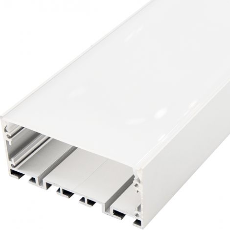 Perfil de Aluminio SantMig 12V/24V/220V 2 Metros – Opcional Colgante  Opal  | IluminaShop