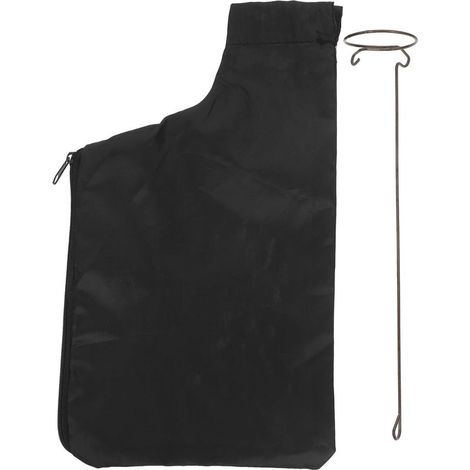 Gepolsterter Staubbeutel mit flexiblem Nylon- und Eisenverbinder für Schleifmaschinen und Sägen. Universell einsetzbar. (1/5)