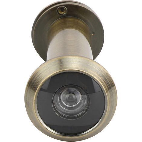 220°-Sicherheitstürspion, einbruchsicher, mit Rückwand, für den Hausgebrauch, bronzefarben