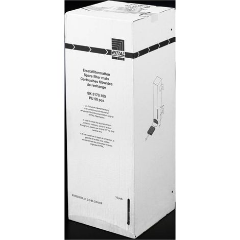 RITTAL SK 3173.105 FILTRE DE REMPLACEMENT (L X H X P) 289 X 289 X 17 MM 50 PC(S) 3173105 (1/2)