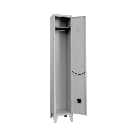 ARMADIO SPOGLIATOIO MONTATO PROMETAL  VERN GRIGIO POSTI 1 H.MM 1795 MM  360X500