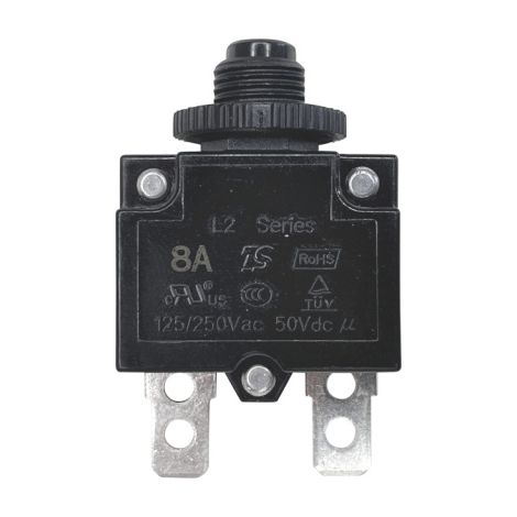 Thermoschalter Leistungsschalter L2 Series 8A Reset Schalter Überlastschutz für Tisch/Kapp und Gehrungssägen uvm... (1/2)