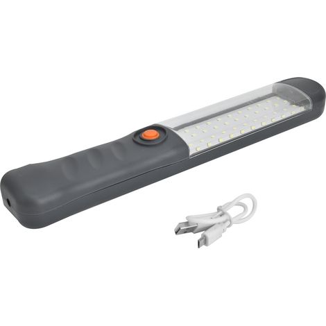 Lampe De Travail LED 20W Avec Aimant Et Crochet Pivotant Rechargeable USB Pour Camping Et Réparation Auto (1/5)