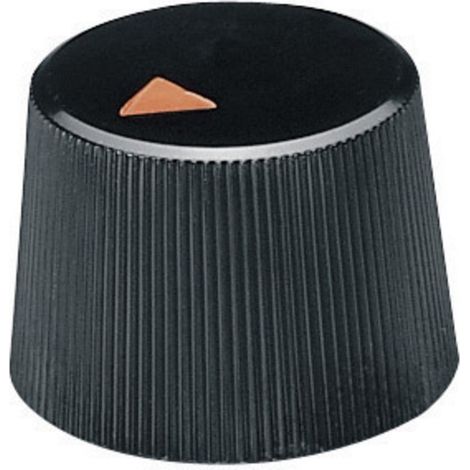 OKW A1316240 A1316240 Drehknopf mit Zeiger Schwarz (Ø x H) 16.4 mm x 12.3 mm 1 St.