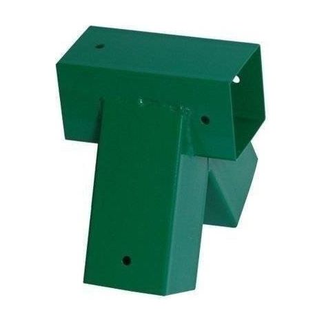 Connettore angolo 90° quadrato 90x90 verde (1/2)