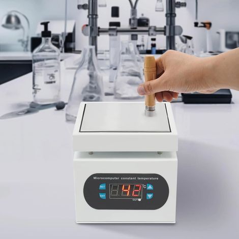 Elektrische Heizplatte mit Mikrocomputer, 10  10 cm Flüssigkristalldrahtschweißplatte zum Abbau von Leiterplatten, Schweißen, Teilebeheizung