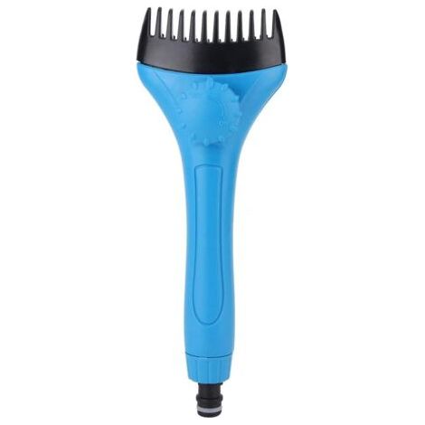 BUNTHAUS Brosse de nettoyage de filtre de piscine à main, PVC 10,0x3,7 pouces, pour nettoyer les débris et la saleté du filtre (1/5)
