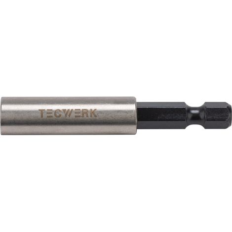 Porte-embouts 1/4 pouce F 6,3 1/4 pouce C 6,3 magnétique L.60mm TECWERK (1/4)