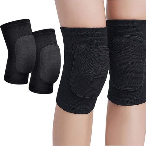 Genouillères de danse, genouillères souples 1 paire, anti-collision en éponge épaississante douce, genouillères en tissu respirant, pour la danse, le football, le jogging (1/5)