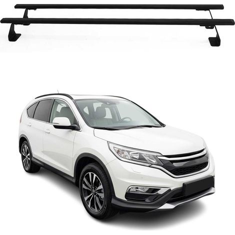 OMAC Barres de toit Heavy Duty compatibles avec Honda CR-V IV 2013-2018 – 2 barres – Acier Noir (1/4)