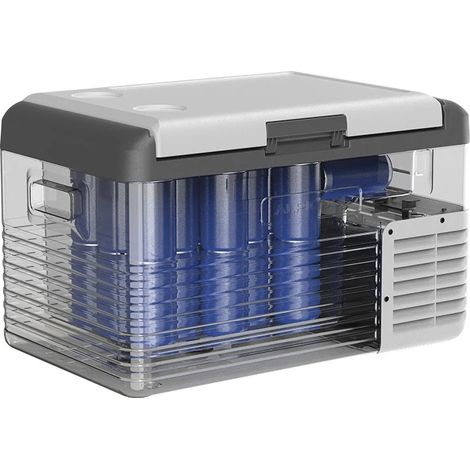 Réfrigérateur Portable, Options d'Alimentation Polyvalentes, Grande Capacité, 28L (1/2)