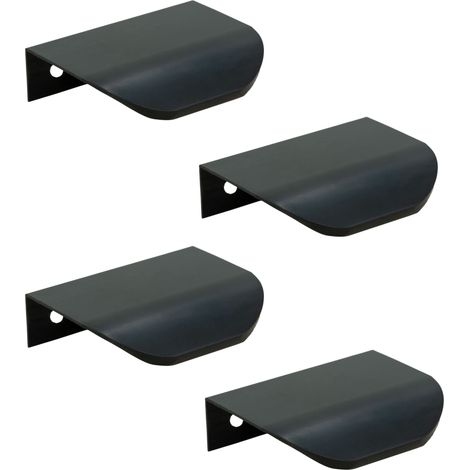 Maniglia per mobili con bordo nero 4 x 50 mm (1/5)