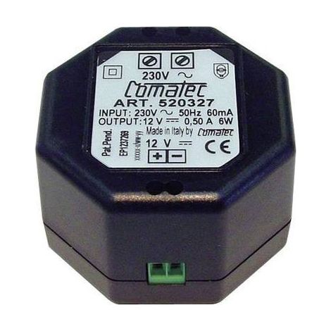 Comatec OT/0050.24/E Alimentatore 24 V/DC 0.50 A 12 W (1/3)
